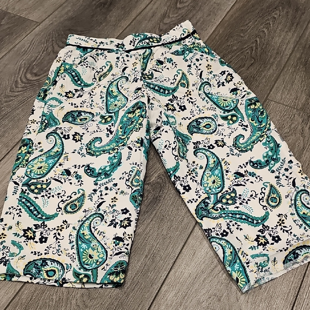 Janie & Jack Paisley Print Wide-Leg Pants